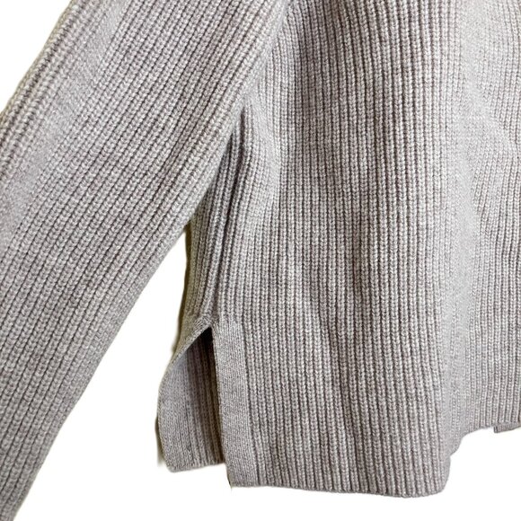 InWear Wool Turtleneck Pullover Knit Sweater Beige Heather Women's Small - Picture 2 of 6